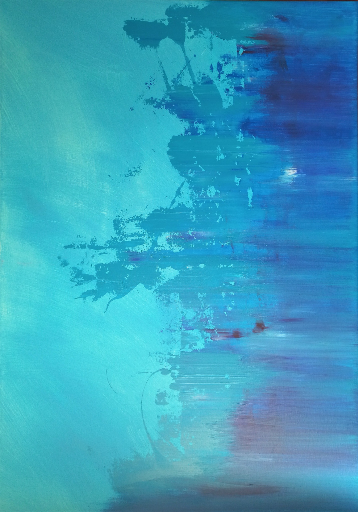 Mirage, 2021, acrylic on canvas by Uroš Paternu